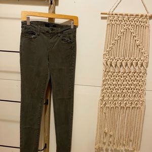 Joe’s Olive Skinny Ankle Jean